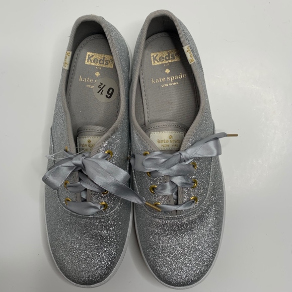 NEW Keds Kids|Kate Spade Champion Glitter Sneakers - Picture 5 of 7
